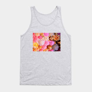 Sweet pink floral abstract Tank Top